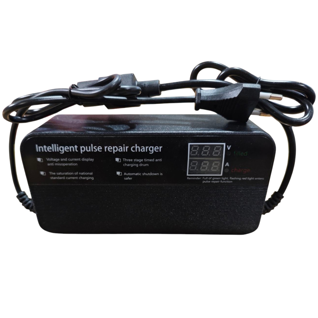 Зарядно за електрически скутер   12V/32AH  13190 /компютърна букса/