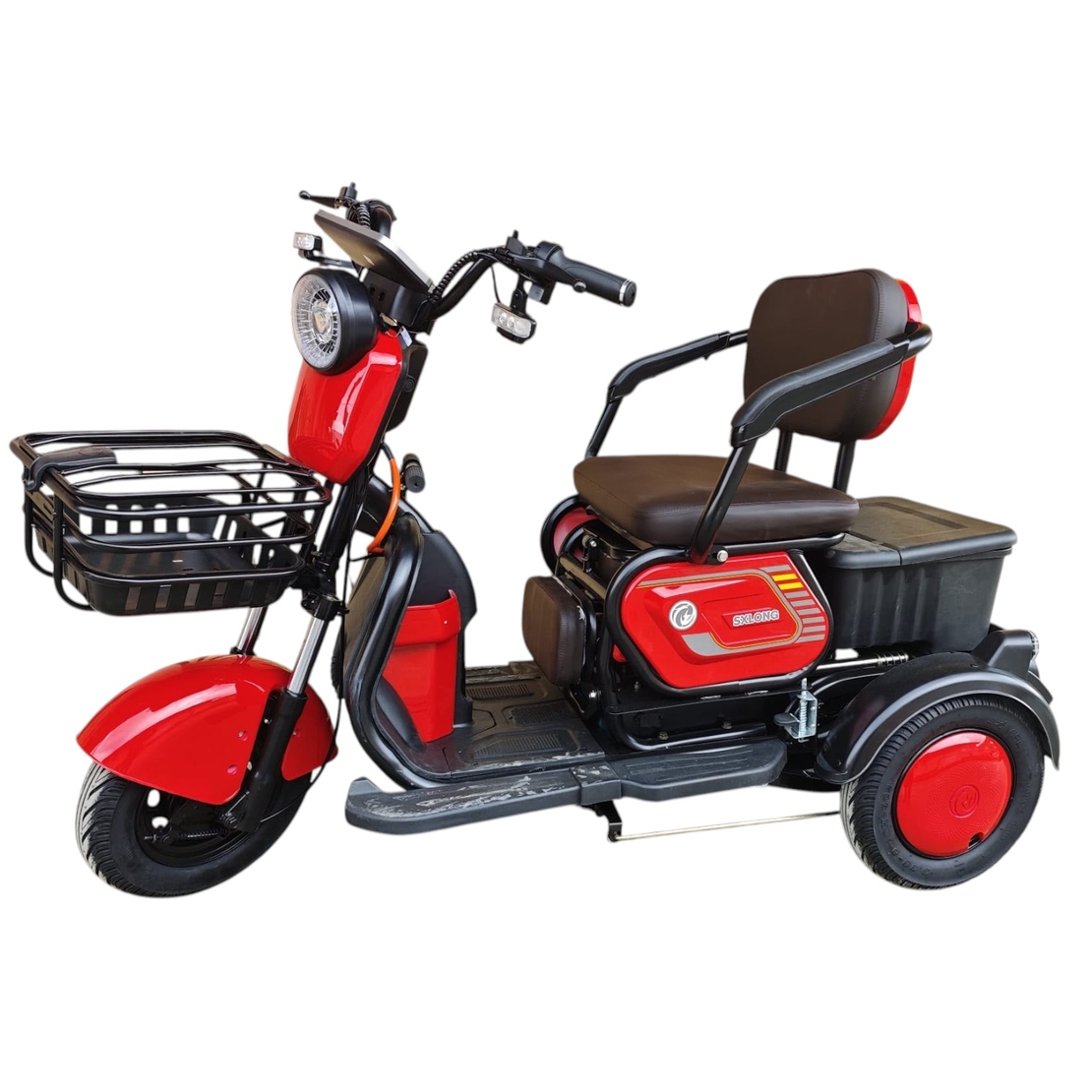 Електрическа триколка SXLONG SL 01 – 800W, 60V 20Ah, за трима души, пробег до 60 км