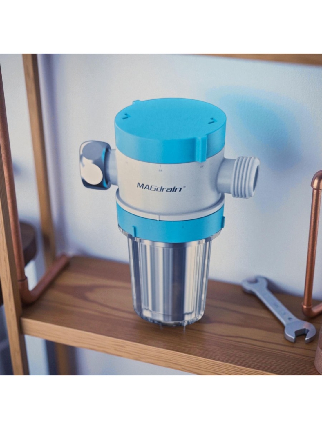 Филтър за вода MAGdrain против варовик и хлор