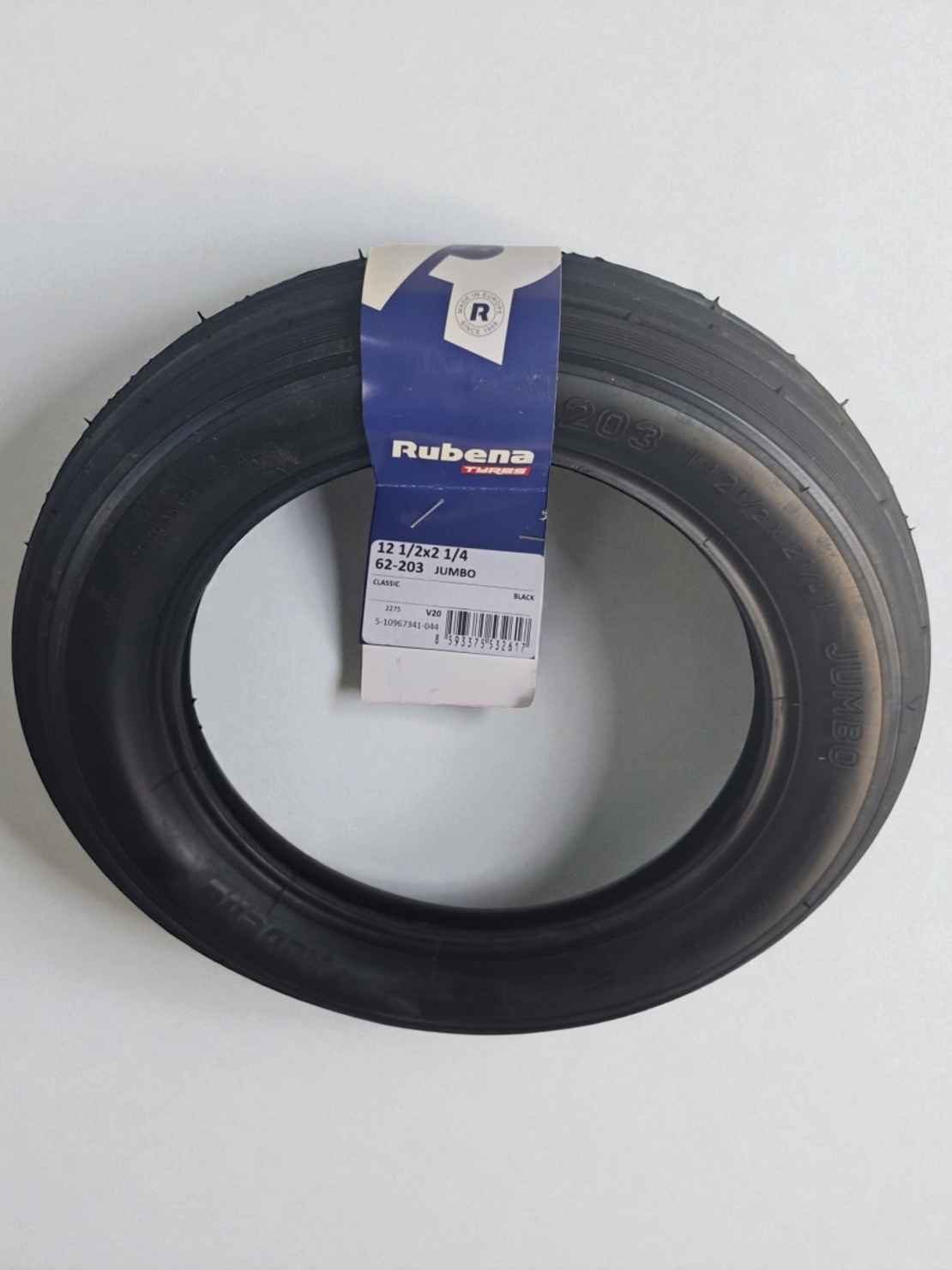 Външна гума Rubena 12Х1 1/2Х 2 1/4 V20 62-203