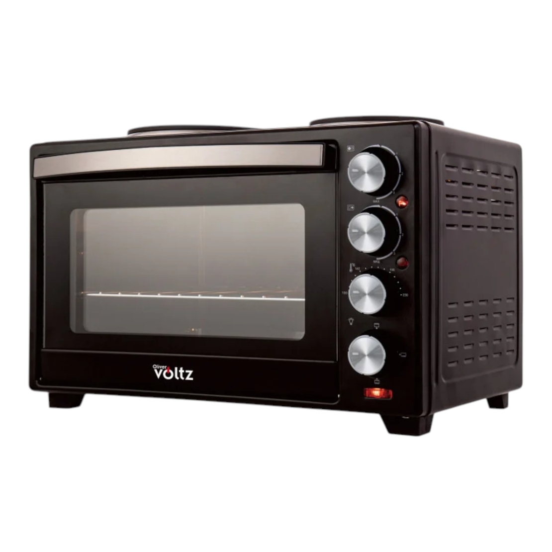 Готварска печка Voltz OV51441F40, 40Л, 3200W, 2 котлона