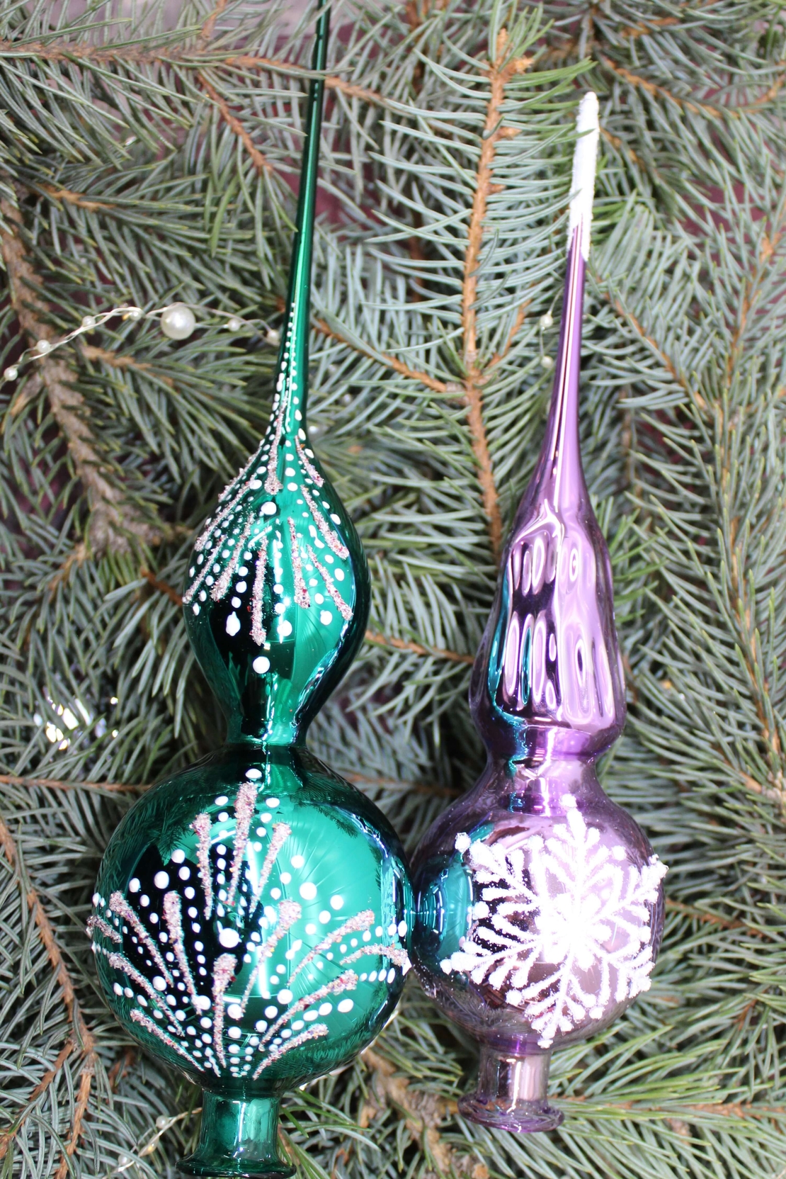 Стъклен връх за елха