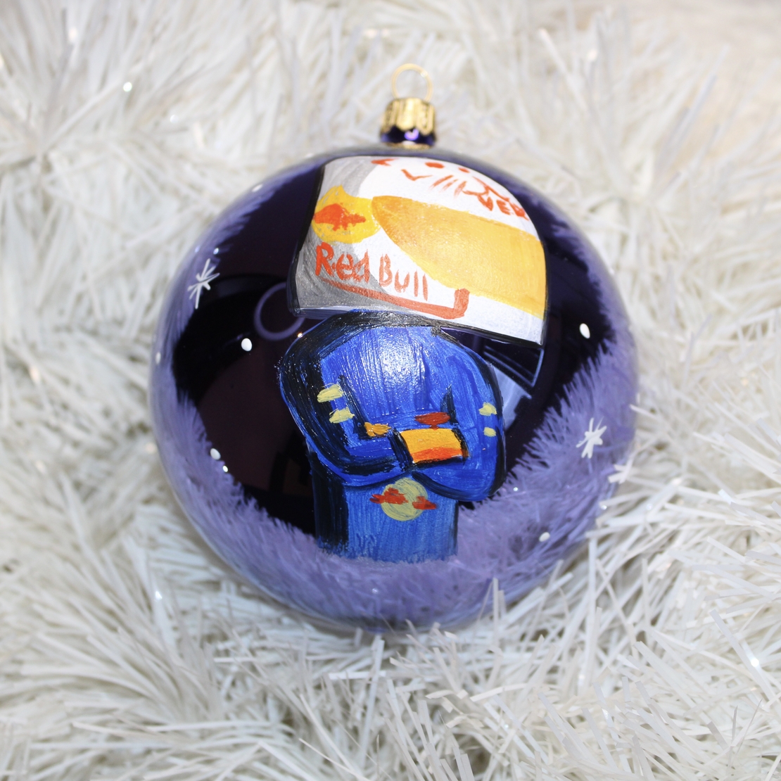 Стъклена коледна играчка Formula 1