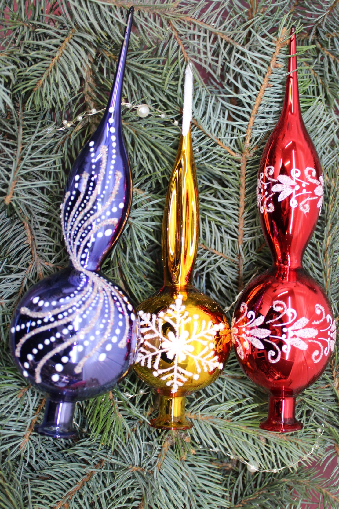 Стъклен връх за елха