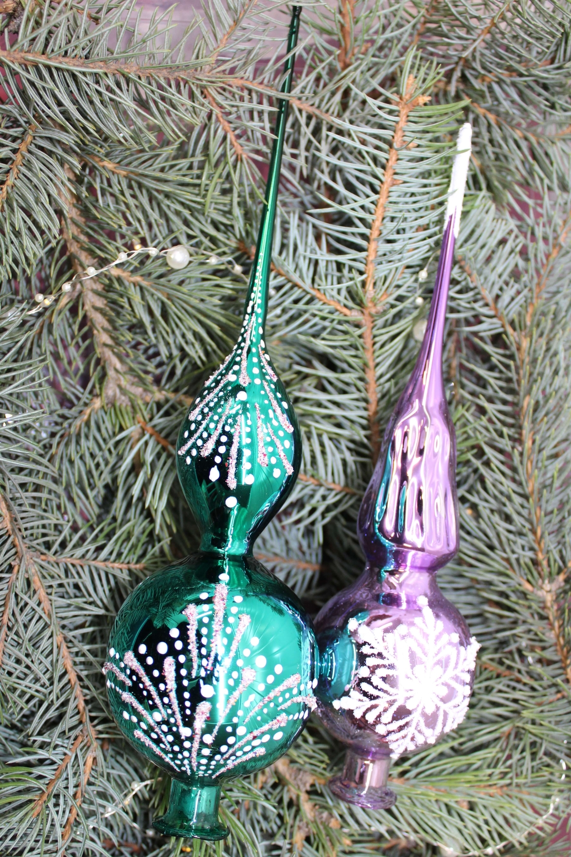 Стъклен връх за елха