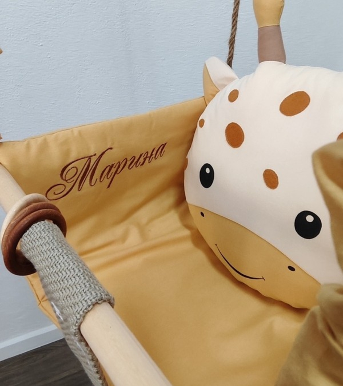 Бебешка люлка Джунгла - жирафче в пясък