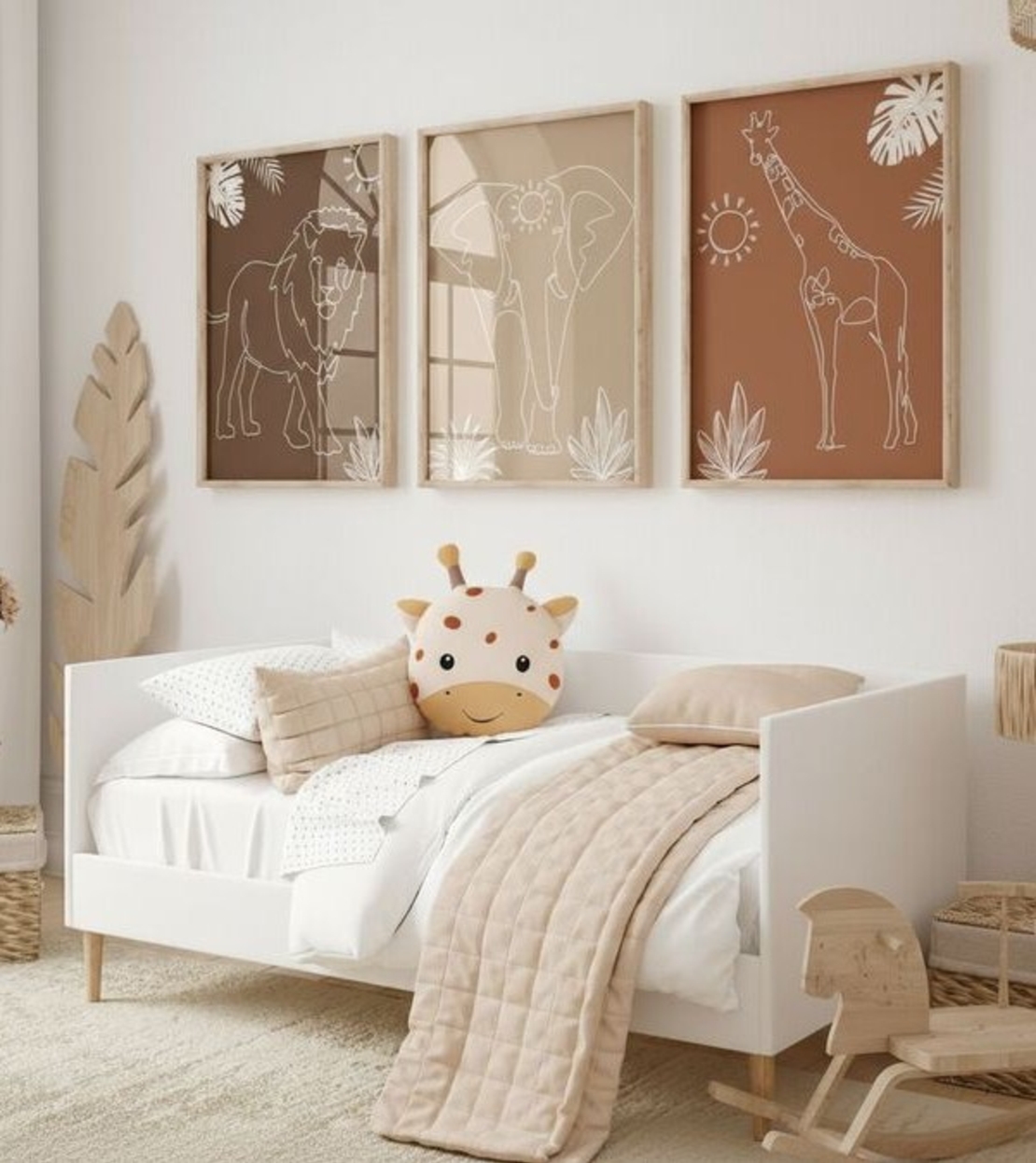 Декоративна възглавница жираф