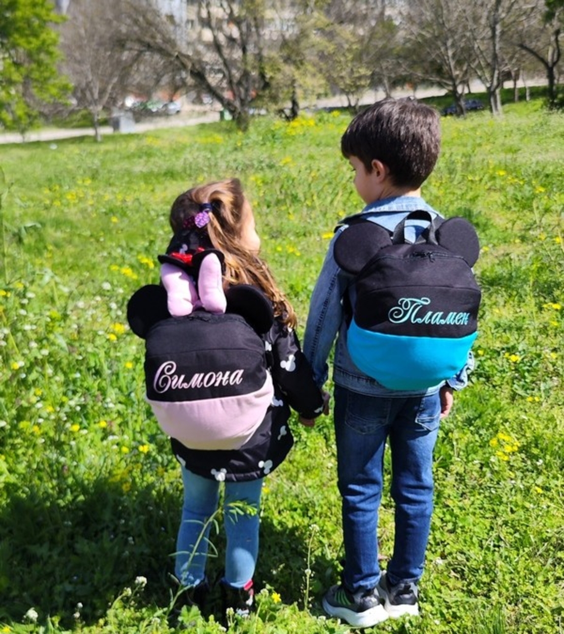 Детска персонализирана раничка Мики Маус