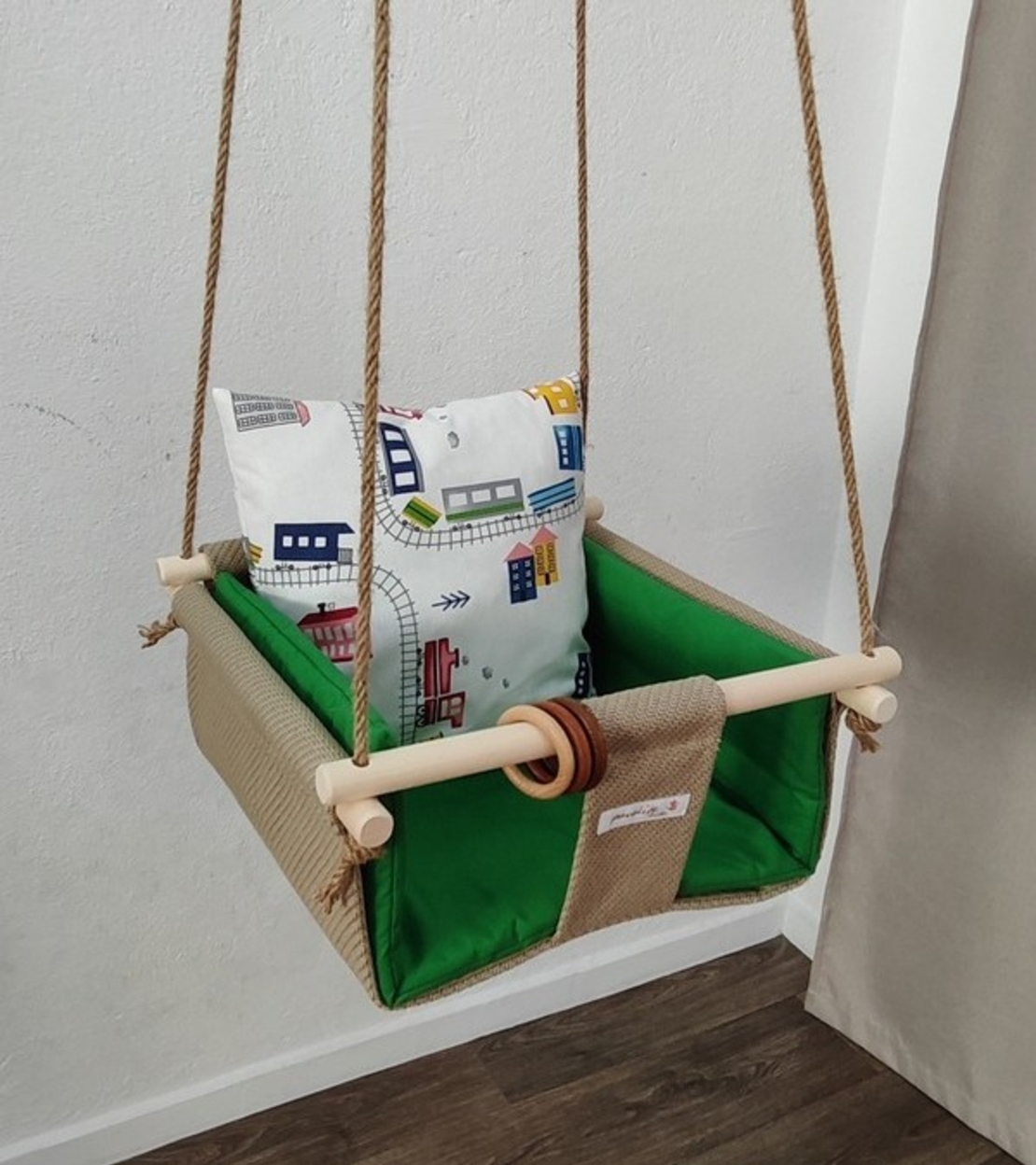 Бебешка стандартна люлка - Влакчета