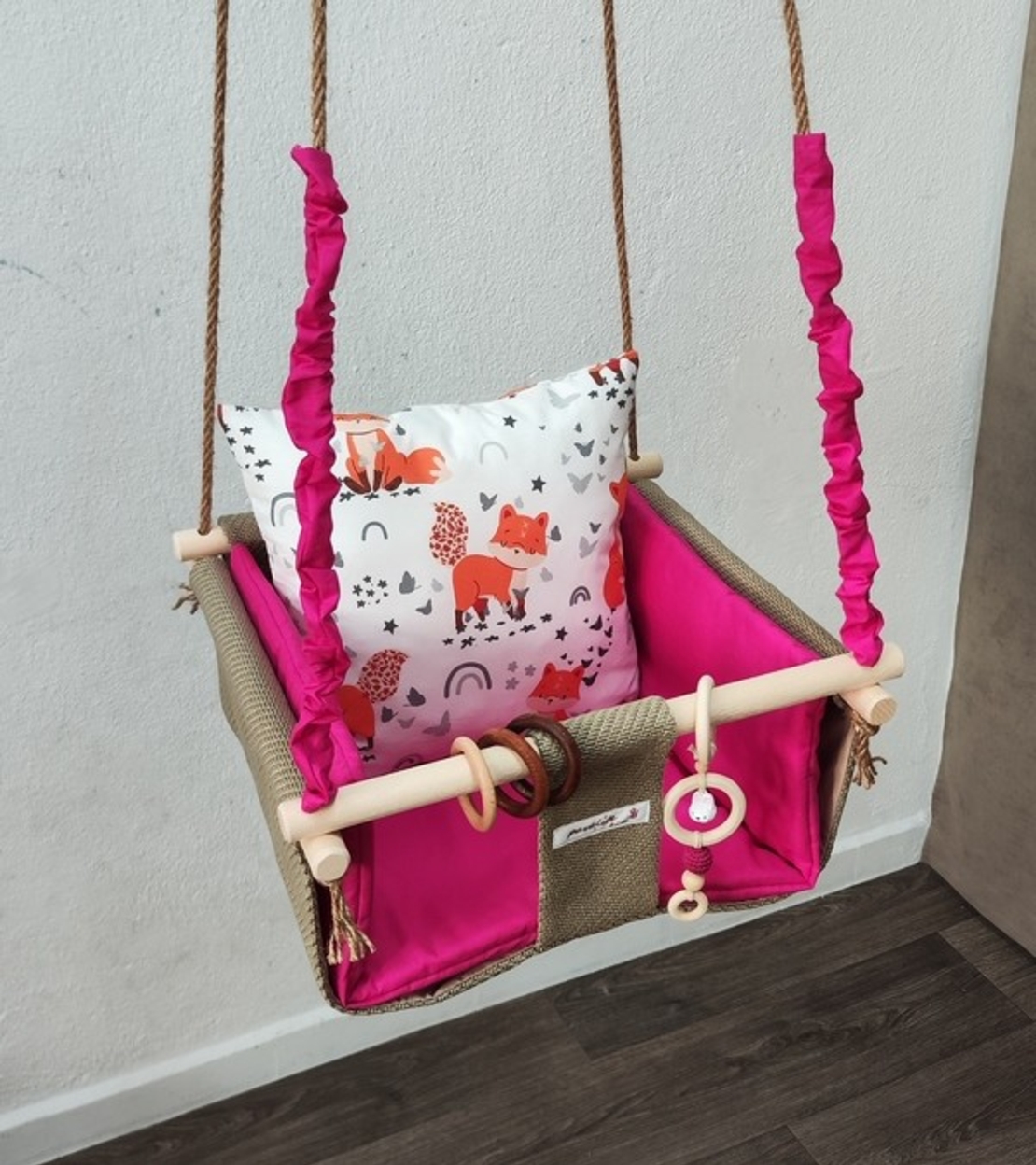 Бебешка стандартна люлка - Лисички
