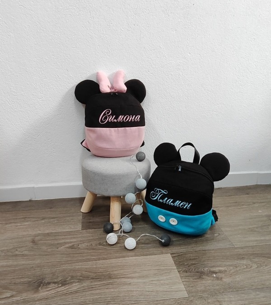 Детска персонализирана раничка Мики Маус