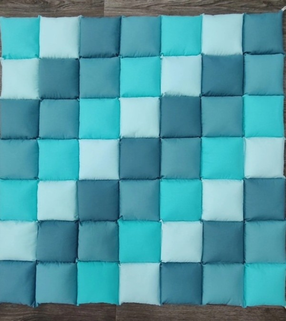 Едноцветна палатка в тюркоаз - 