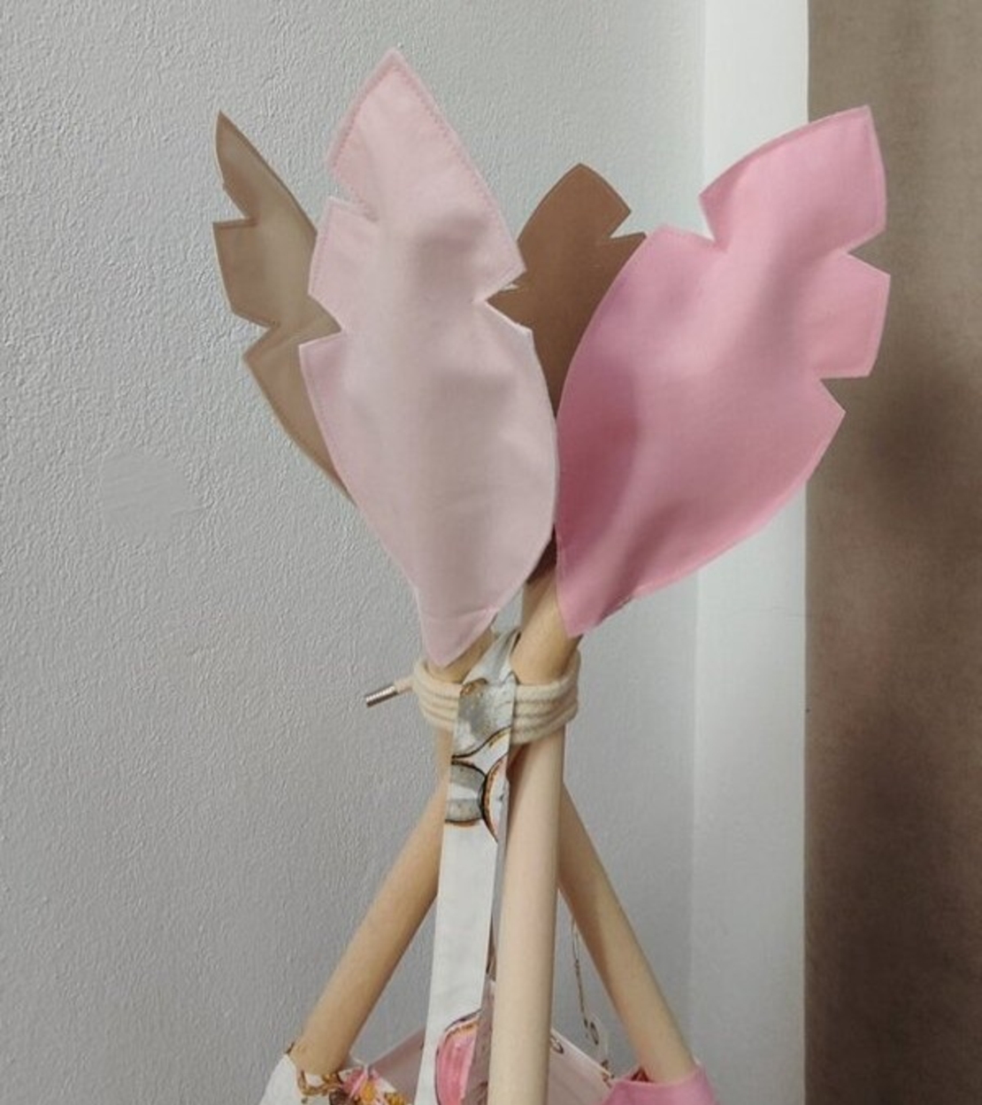 Детска палатка за момиче - Елени в гората в бежово