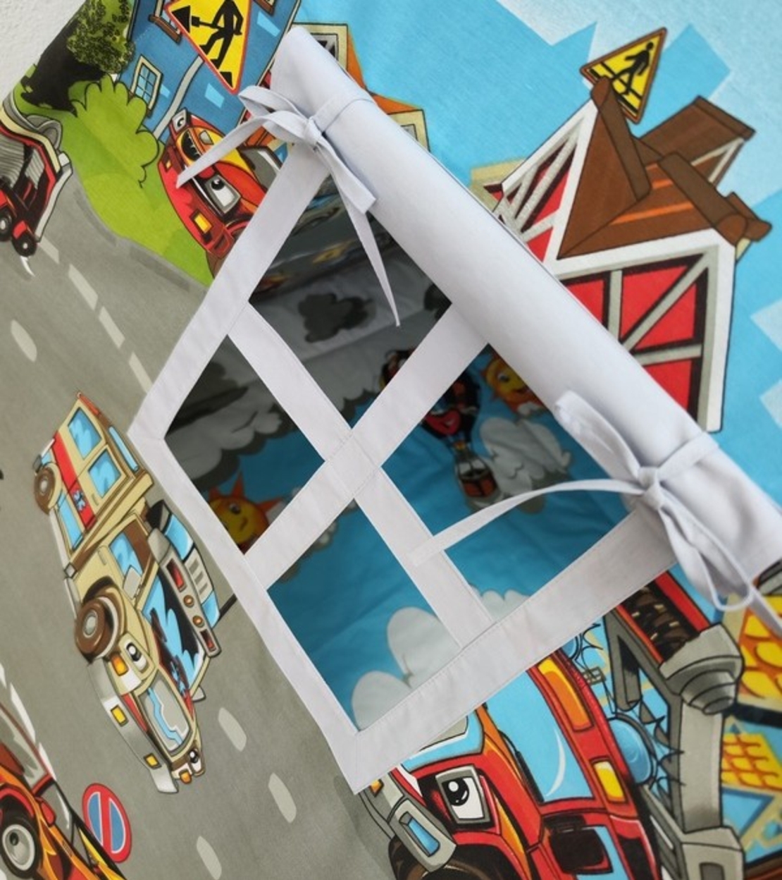 Детска палатка за момче, с дълго килимче - 