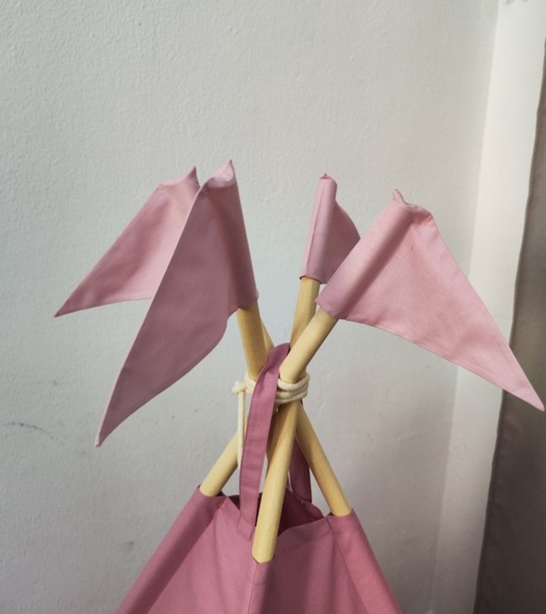 Едноцветна палатка с дебело килимче  - 