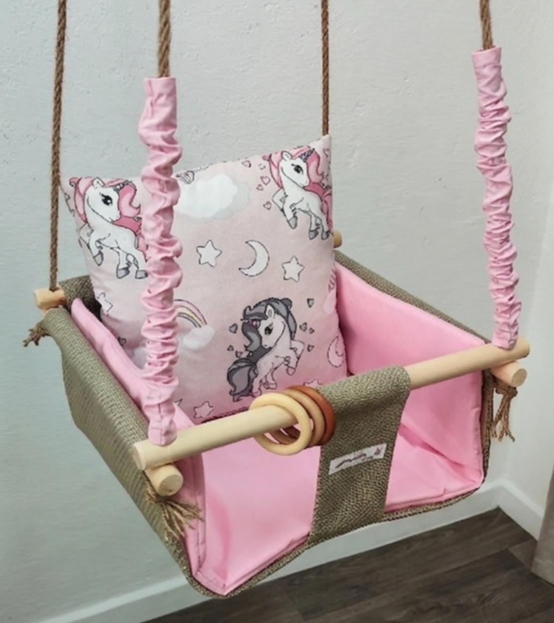 Бебешка стандартна люлка - Еднорози