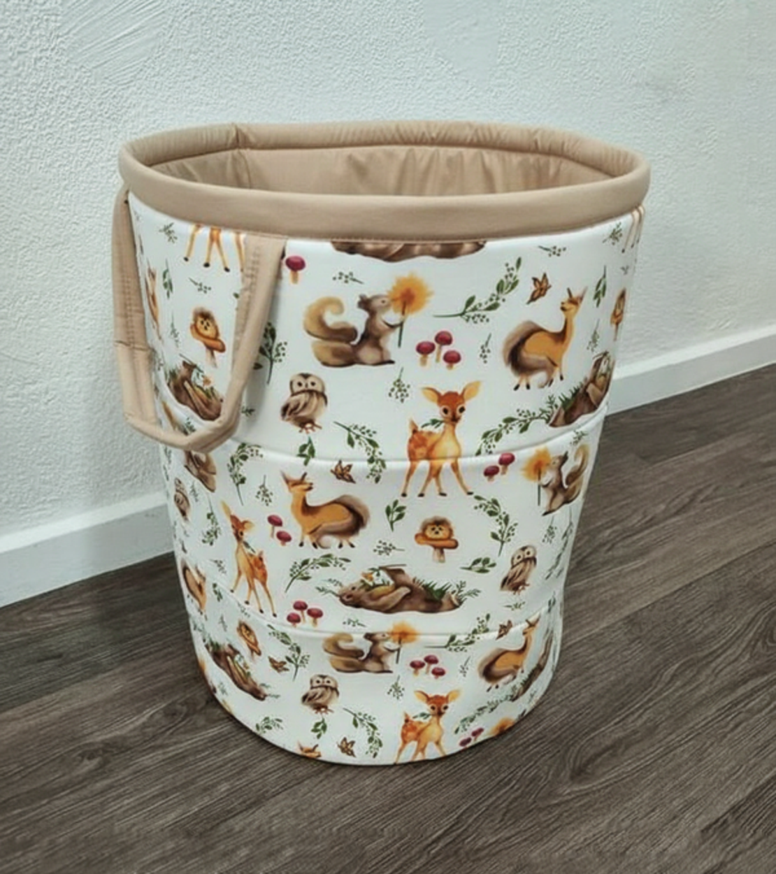 Кош за играчки - В гората в бежово