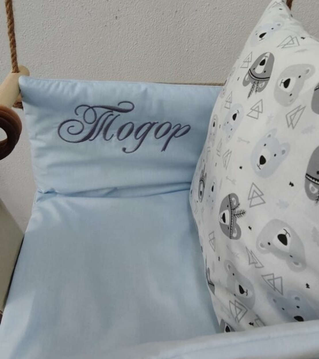 Бебешка стандартна люлка - Мечки индианци