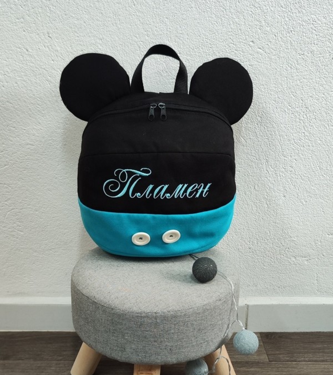 Детска персонализирана раничка Мики Маус