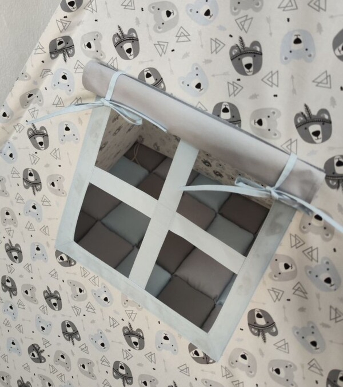 Детска момчешка палатка - Мечки индианци