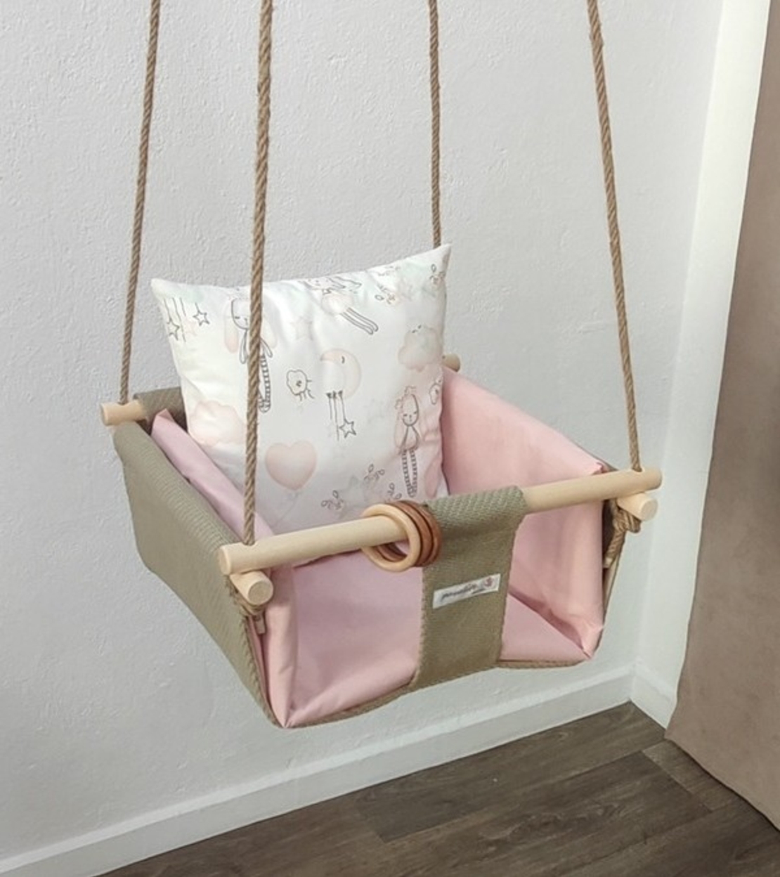 Бебешка стандартна люлка - Зайчета балерини