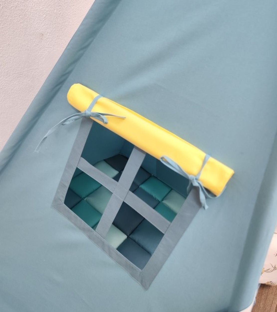 Едноцветна палатка в тюркоаз - 