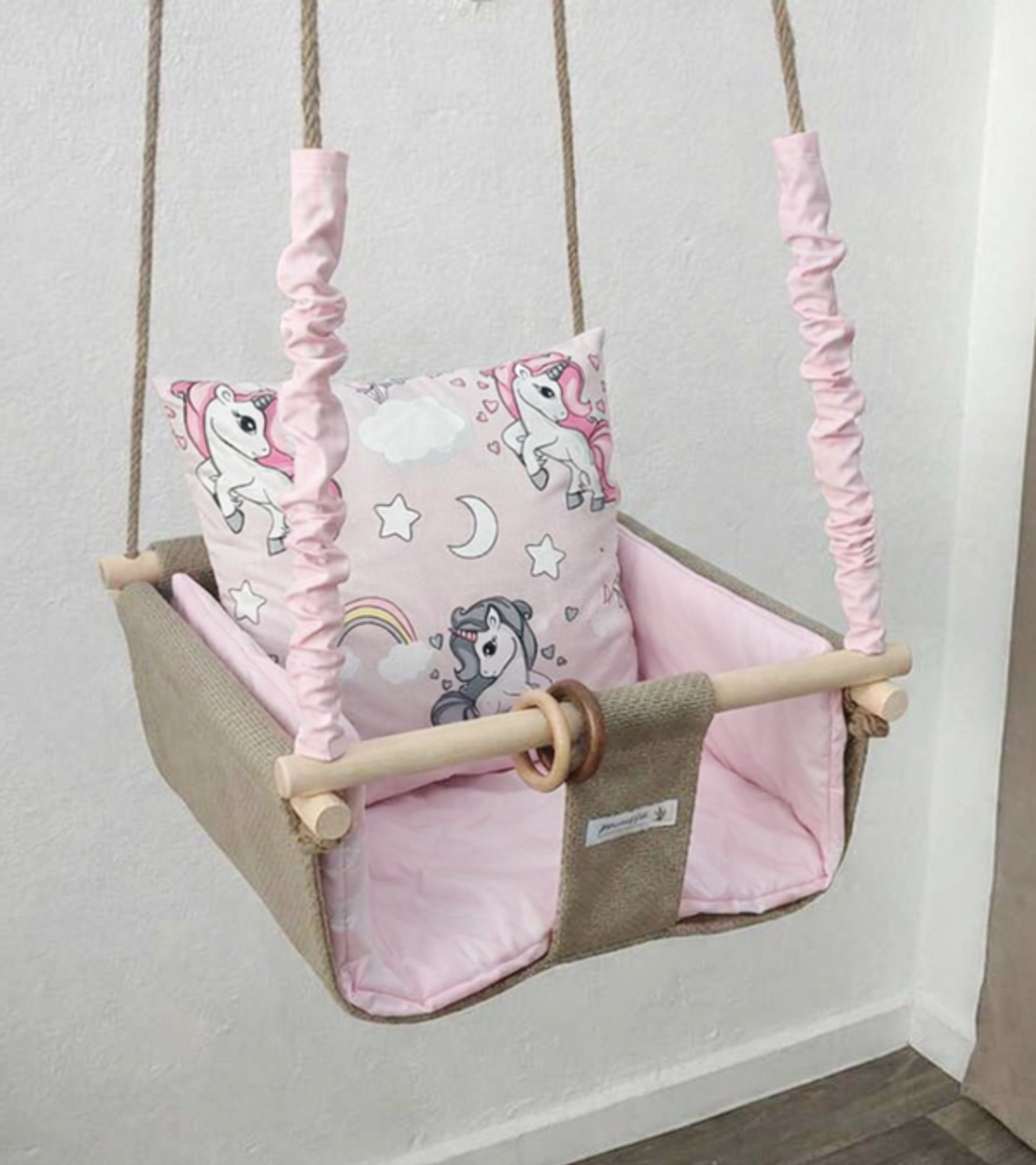 Бебешка стандартна люлка - Еднорози