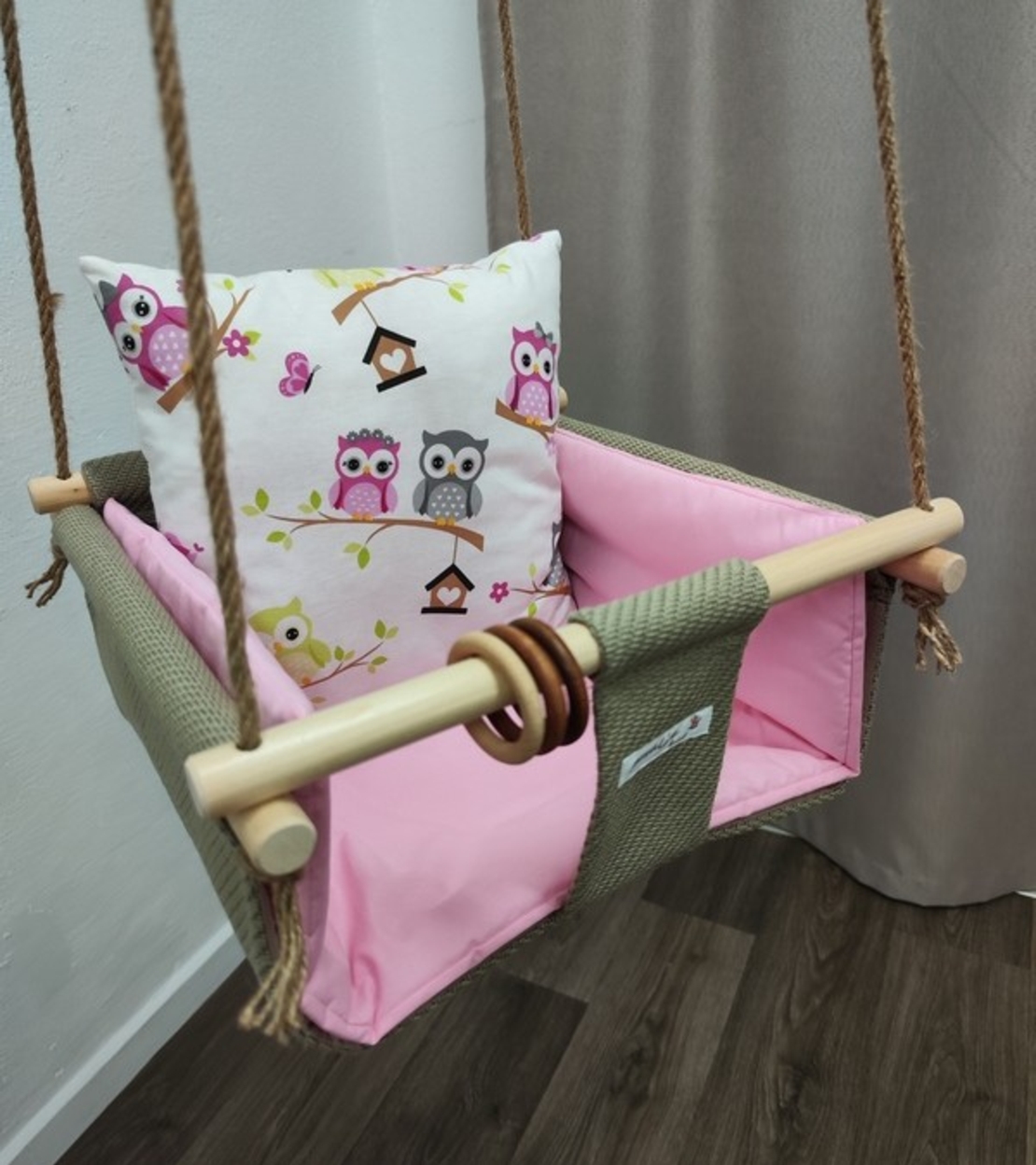 Бебешка стандартна люлка - Совички