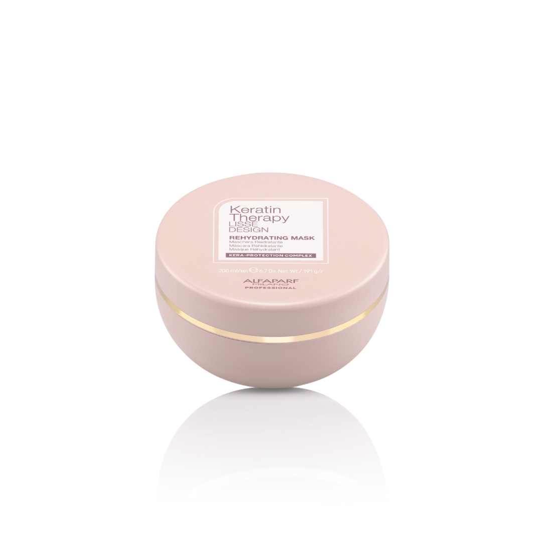 Кератинова рехидратираща маска на Alfaparf Milano Keratin Therapy Lisse Design Rehydrating Mask 200 ml
