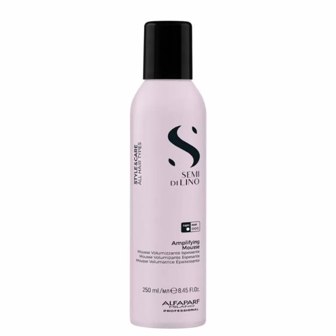 Пяна за обем с лека фиксация ALFAPARF Milano Style & Care Amplifying Mousse 250 ml