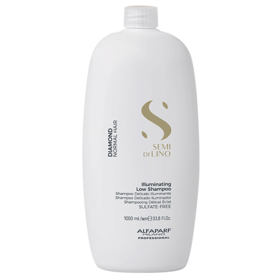Шампоан за диамантен блясък с ленено семе Alfaparf Milano Diamond Normal Hair Illuminating Shampoo 1000 мл
