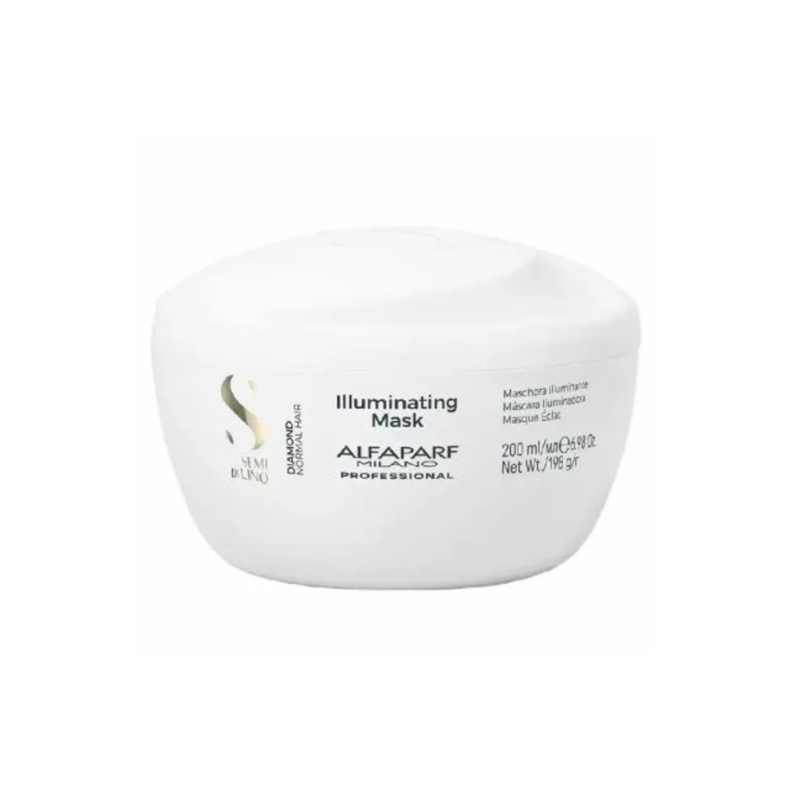 Маска за диамантен блясък с ленено семе Alfaparf Milano Diamond Normal hair Illuminating Mask 200 мл