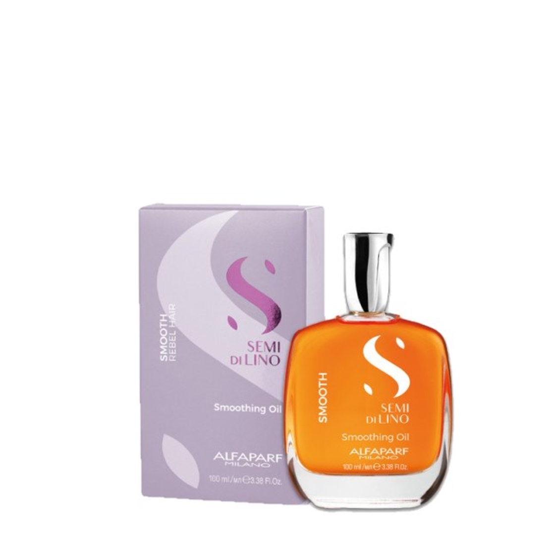 Термозащитно заглаждащо масло за непокорна и цъфтяща коса Alfaparf Milano Smooth Rebel Hair Smoothing Oil 100 ml
