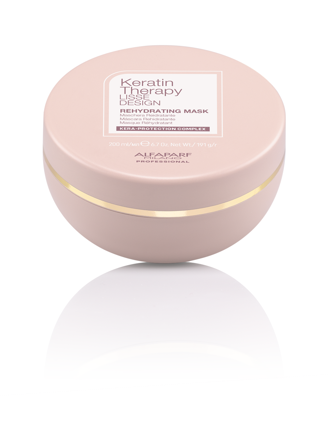 Кератинова рехидратираща маска на Alfaparf Milano Keratin Therapy Lisse Design Rehydrating Mask 200 ml