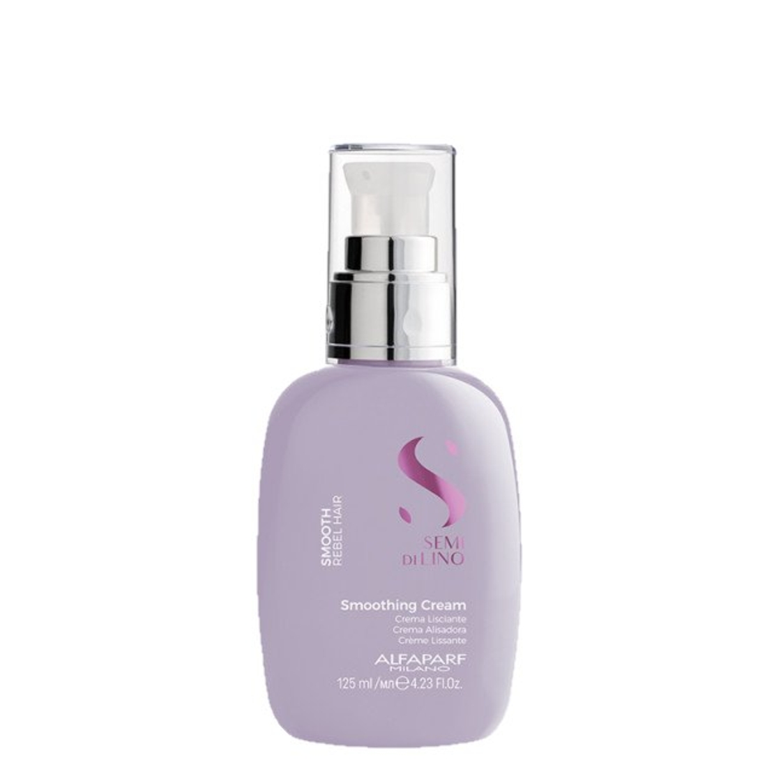Термозащитен заглаждащ крем  за непокорна и цъфтяща коса Alfaparf Milano Smooth Rebel Hair Smoothing Cream 125 ml