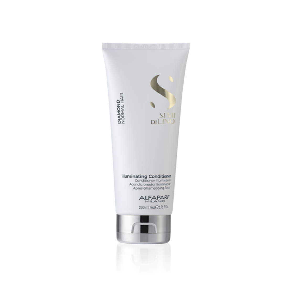 Балсам за диамантен блясък с ленено семе Alfaparf Milano Diamond Normal hair Illuminating Conditioner 200 мл