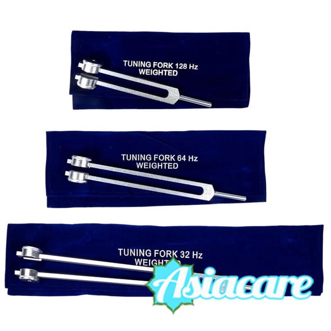 Камертони Ото (Otto) 32 Hz, 64 Hz и 128 Hz, комплект