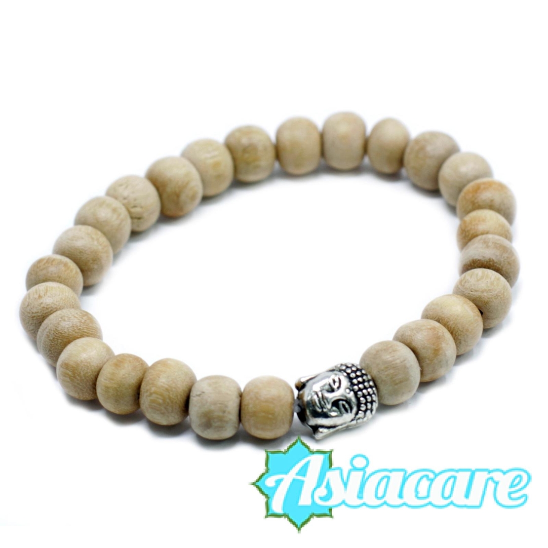 Гривна броеница Буда мала от ароматно сандалово дърво
