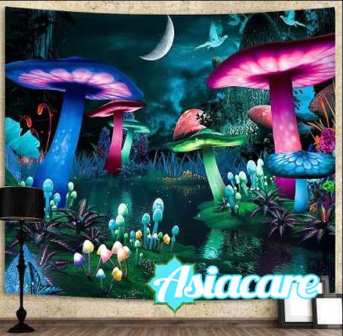 Килим за стена, пано за стена Вълшебни светове - светеща магия