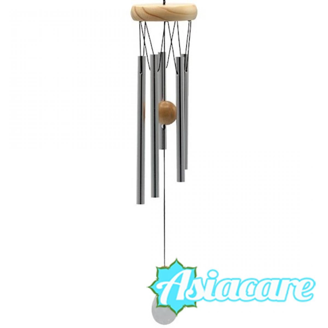 Метален вятърен звънец със слънчев кристал 
