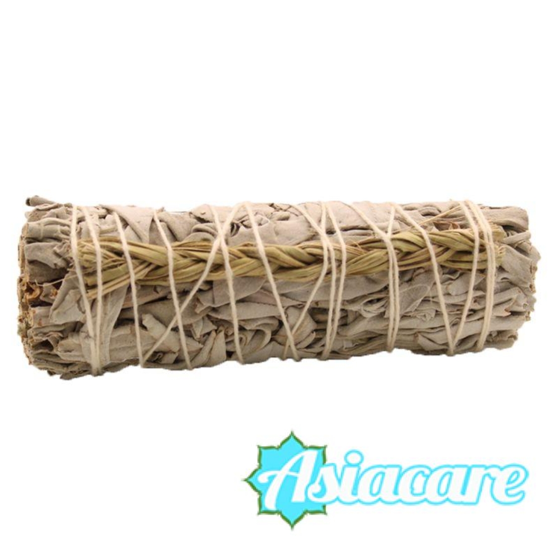 Връзка от бяла салвия и сладка трева за кадене 30 гр. White Sage (Salvia officinalis), Sweetgrass  (Hierochloe odorata)