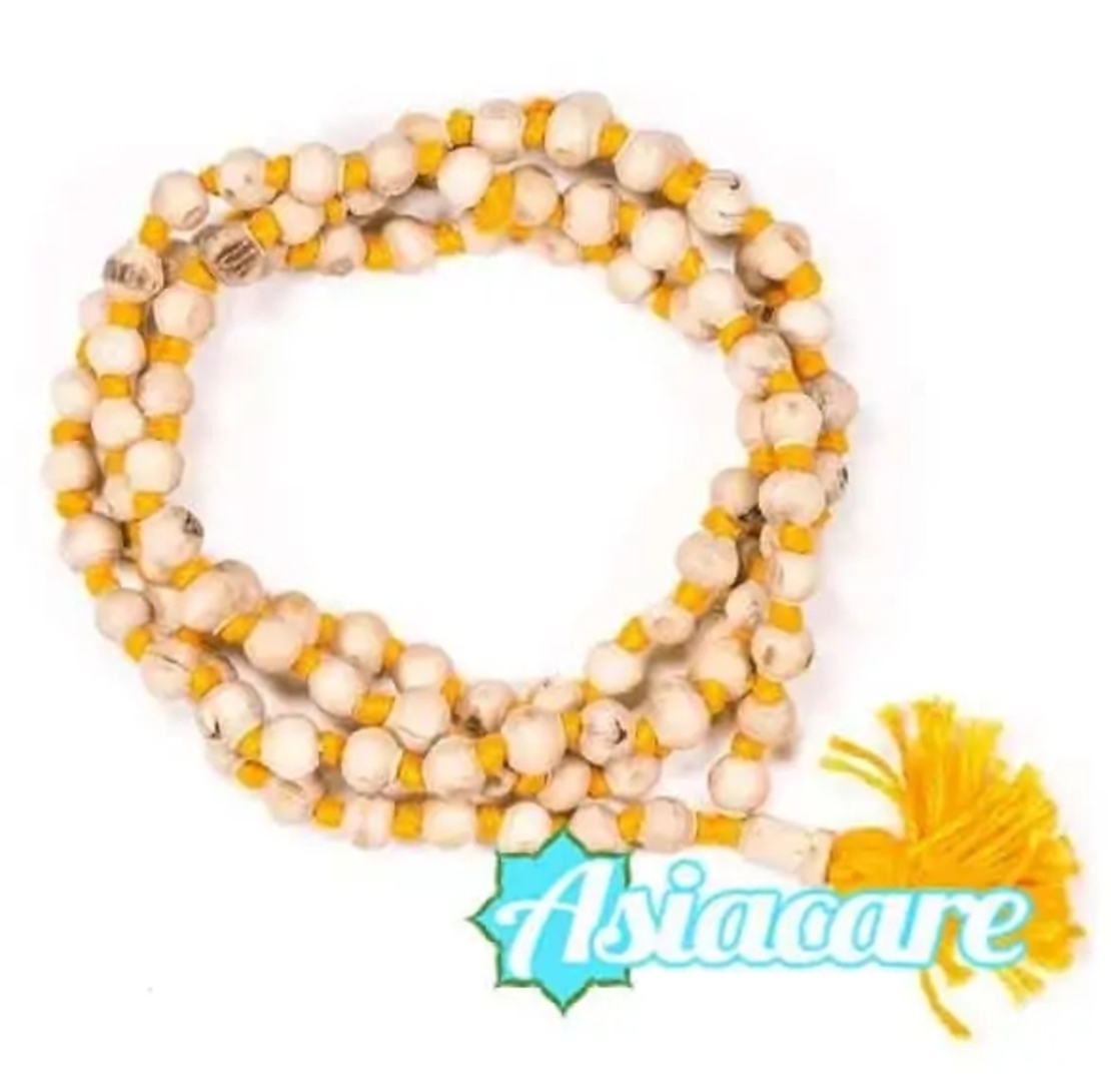 Тулси мала - молитвена броеница от свещен босилек 6 мм