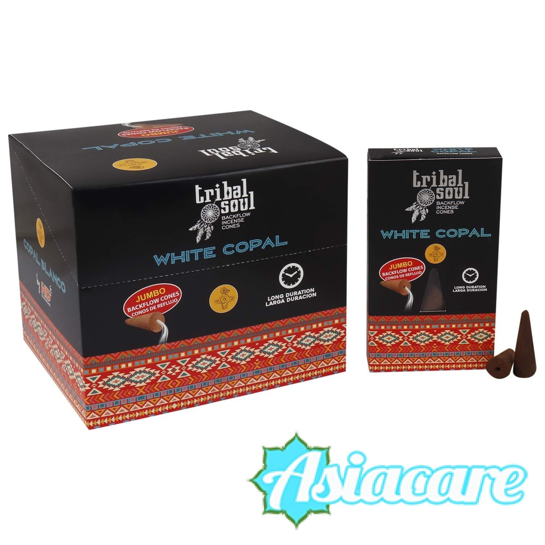 Ароматни конуси Tribal Soul бял копал, copal blanco 10 броя