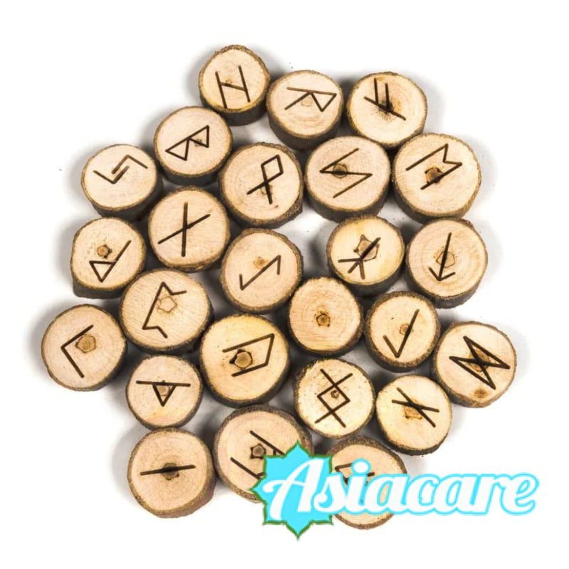 Кесия за гадаене с руни от дърво, описание на български език