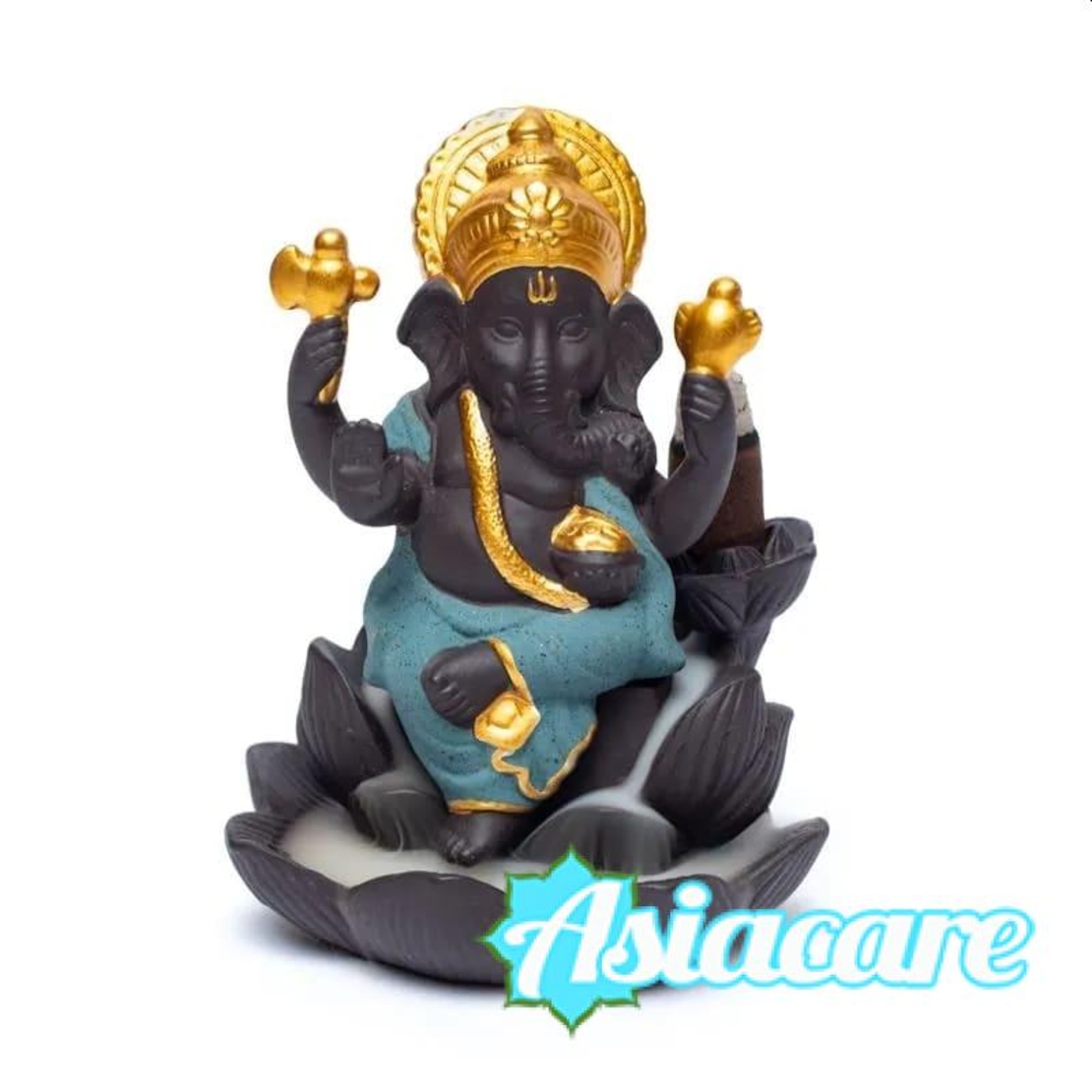 Ганеш, поставка-фонтан за инсенс и конуси с течен дим.