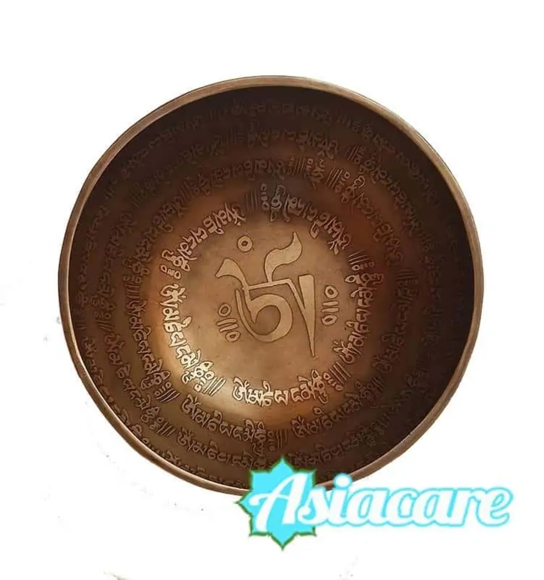 Гравирана непалска пееща купа ОМ МАНИ 400-800 гр - ръчна изработка