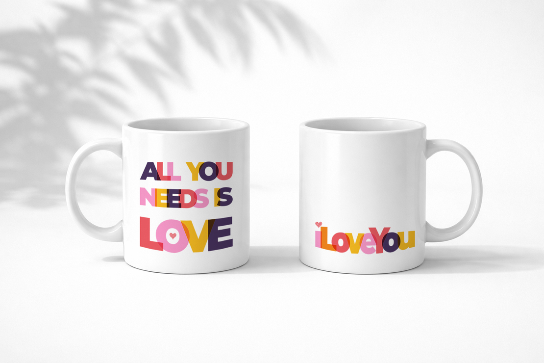 Чаша All you need is love