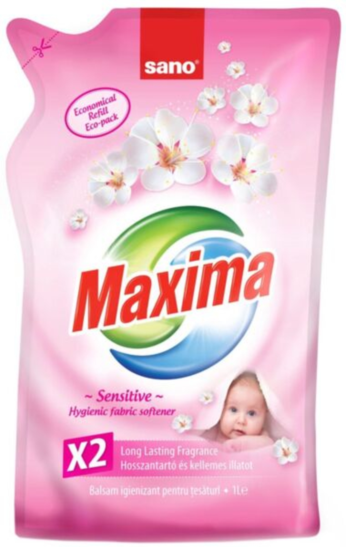 Омекотител Сано Максима плик 1л