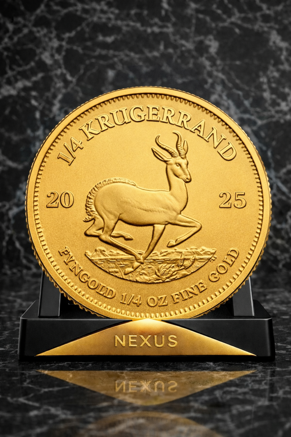 Златна монета South African Krugerrand 1/4 унция (7.775 г)