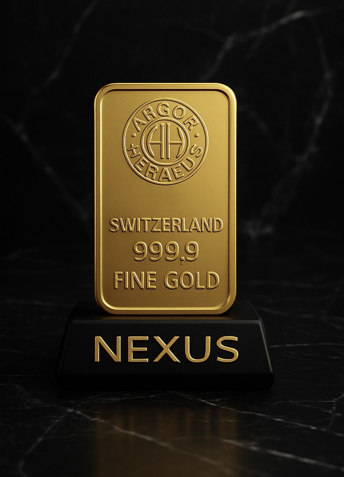 Златно кюлче 100 грама Argor-Heraeus Kinebar®